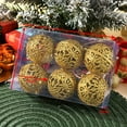 thumbnail image 1 of 6cm Christmas Ball Ornaments, 6-Pack Shatterproof Plastic PVC Hollow Baubles for Xmas Tree Decorating, Party, and Holiday Hanging Decorations, 1 of 2