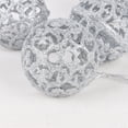 thumbnail image 1 of 6cm Christmas Tree Bauble Hanging Ornaments, Glitter Holiday Decorations, Durable Plastic, Indoor Party and Home Tree Decorations, Festive DIY Tree Garland Ornaments for Hotels, 1 of 2