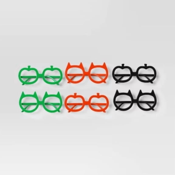 6ct Novelty Glasses Party Favors