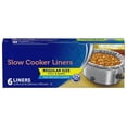 thumbnail image 1 of 6ct Standard Size Slow Cooker Liners, 11.375 Sq Ft, Heat Resistant Non-stick Bags, Convenient Kitchen Accessories for Easy Cooking and Cleanup, 1 of 6