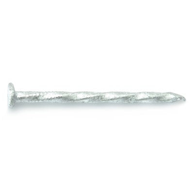 6d 2" Hot Dip Galvanized Steel Deck Checkered Flat Head Nails (215 pcs.)