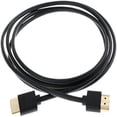 thumbnail image 1 of 6ft (1.8M) Ultra Slim Series High Performance HDMI Cable Black with RedMere Technology, (3 Pack), 1 of 2