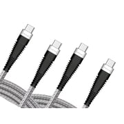 6ft and 10ft Long PD USB-C Cables Fast Charge for Samsung Galaxy S22 Plus/Ultra - TYPE-C to TYPE-C Cord Power Wire USB-C to USB-C Data Sync High Speed Braided