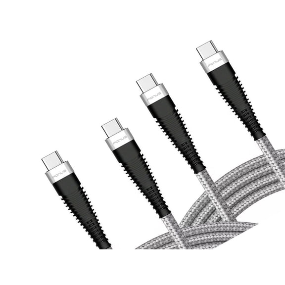 6ft and 10ft Long PD USB-C Cables for OnePlus 11/12/12R/13/13R 5G - Fast Charge TYPE-C to TYPE-C Cord Power Wire USB-C to USB-C Data Sync High Speed Braided