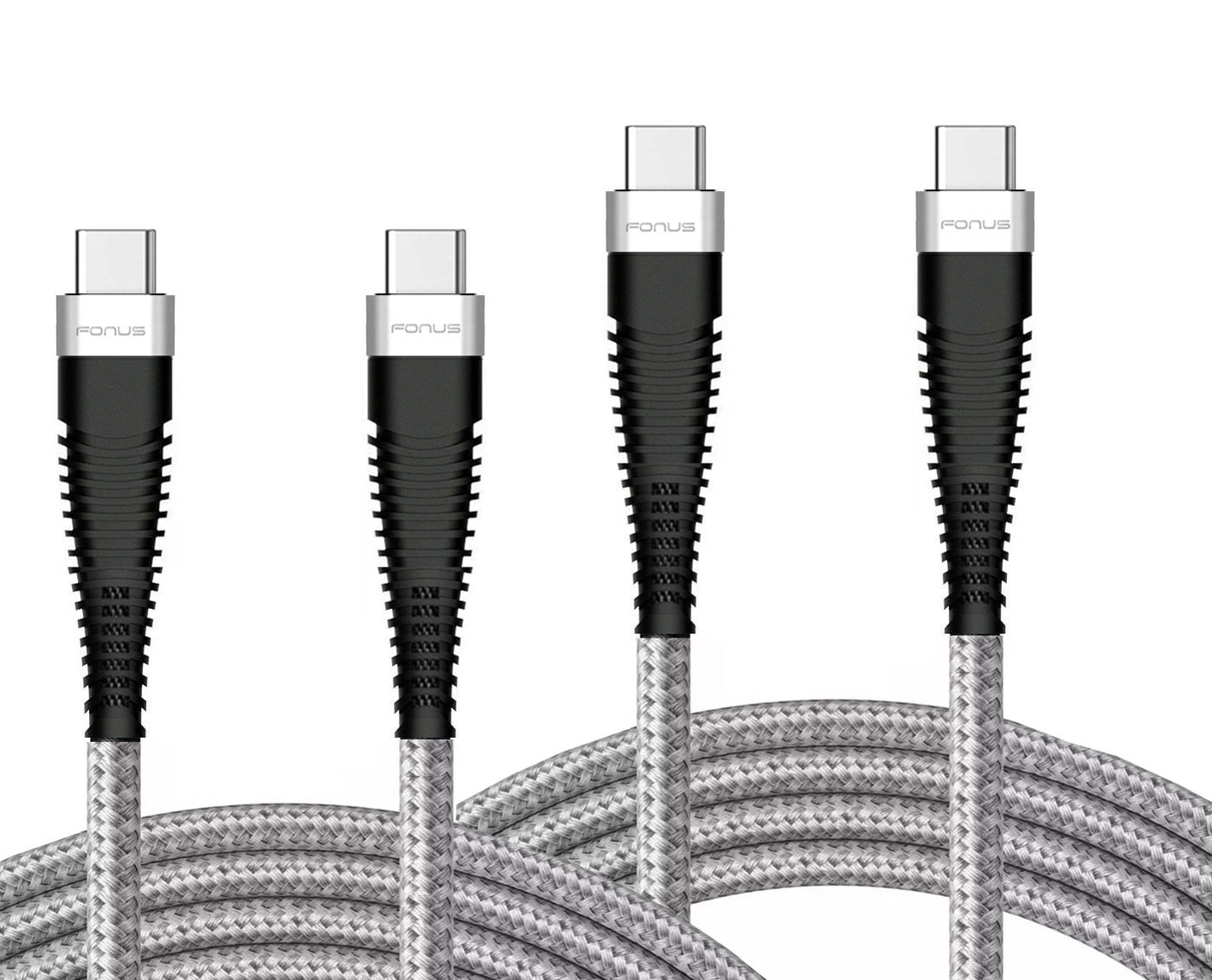 6ft and 10ft Long PD USB-C Cables for Samsung Galaxy S24/Ultra/Plus - Fast Charge TYPE-C to TYPE-C Cord Power Wire USB-C to USB-C Data Sync High Speed for Galaxy S24/Ultra/Plus