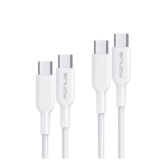 6ft and 10ft Long PD USB-C Cables for T-Mobile REVVL 6x/Pro 5G - Fast Charge TYPE-C to TYPE-C Cord Power Wire USB-C to USB-C Data Sync X5O for REVVL 6x, 6x Pro 5G Phones