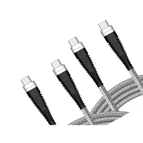 6ft and 10ft Long PD USB-C Cables for TCL Tab 11/NxtPaper 11 - Fast Charge TYPE-C to TYPE-C Cord Power Wire USB-C to USB-C Data Sync for TCL Tab 11/NxtPaper 11