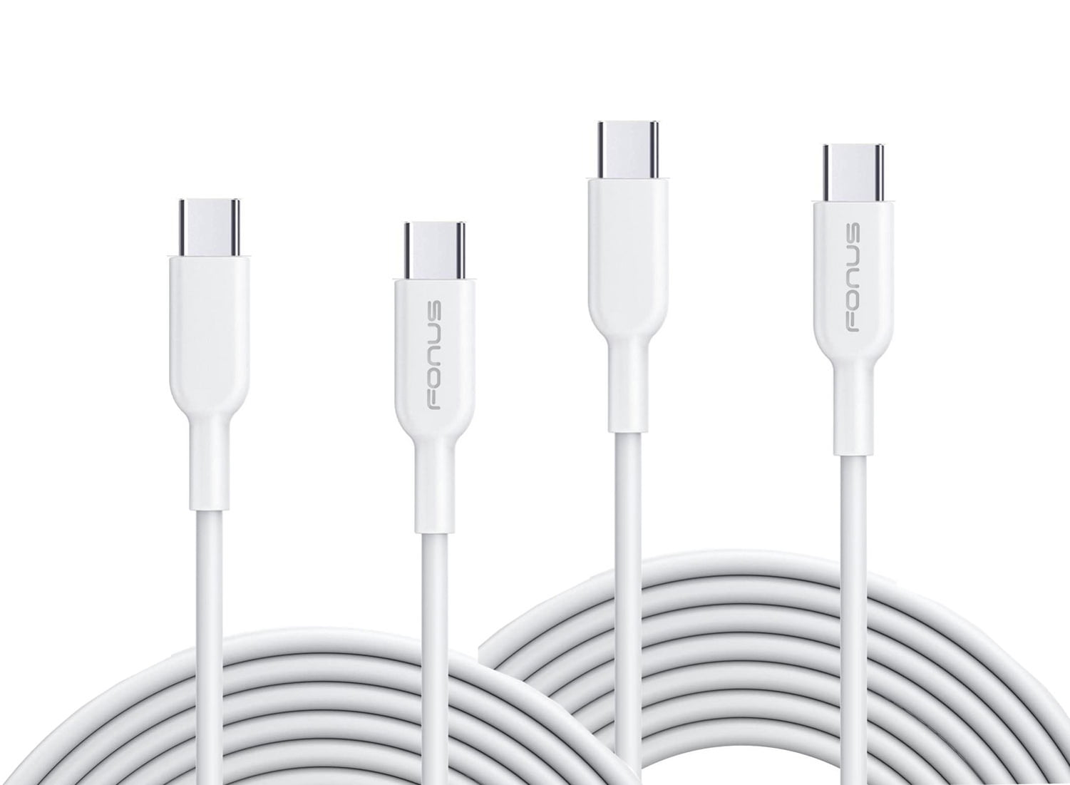 6ft and 10ft Long PD USB-C Cables for iPhone 15/Pro/Max/Plus - Fast Charge TYPE-C to TYPE-C Cord Power Wire USB-C to USB-C Data Sync Y4R Compatible With iPhone 15/Pro/Max/Plus
