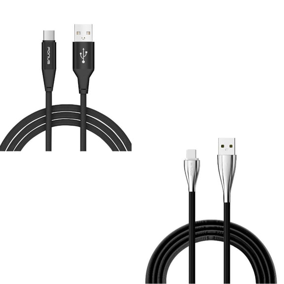 6ft and 10ft USB Cable Charger Power Cord Type-C Wires Q1E for Microsoft Surface Go (10"), Lumia 950 - Motorola One, Moto Z4 Z3 Play Z2 Play Z Play Droid Force Droid X4 G7 Power Play G6
