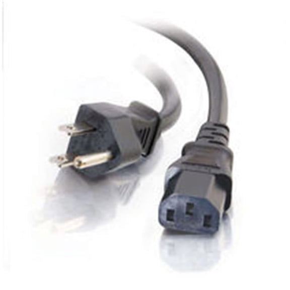 6ft 16 AWG Universal Power Cord IEC320C13 to NEMA 5-15P