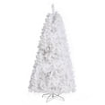 thumbnail image 1 of 6ft 845 Branches Hanging Tree Structure PVC Material White Round Head 300 Lights Cool Color 8 Modes With Remote Control Christmas Tree, 1 of 10