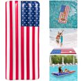 thumbnail image 1 of 6ft American Flag Inflatable Pool Floats, Jetlifee 6 ft Inflatable Swimming Pool Float US Flag Floaties with Stars & Stripes for Summer Parties,Swimming Pool, 1 of 8