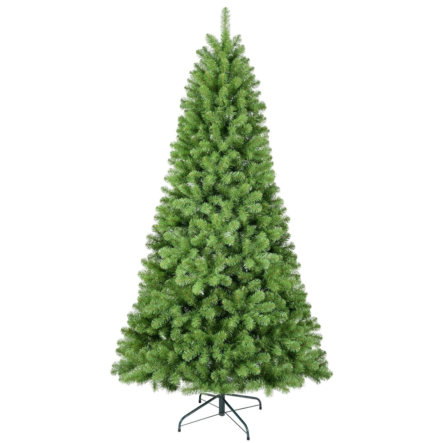 6ft Artificial Christmas Tree, Unlit Hinged Fake Xmas Tree with 760 Branch Tips, for Home, Office