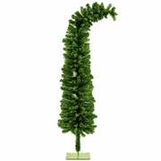 6ft Artificial Christmas Tree with Lights and Metal Stand, Pre-Lit Holiday Xmas Tree for Living Room Office Decoration, Festive Decor