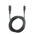 thumbnail image 1 of 6ft Black 3.5mm Stereo Male Plug to 3.5mm female jack Audio Cable Extension Cord, 1 of 2