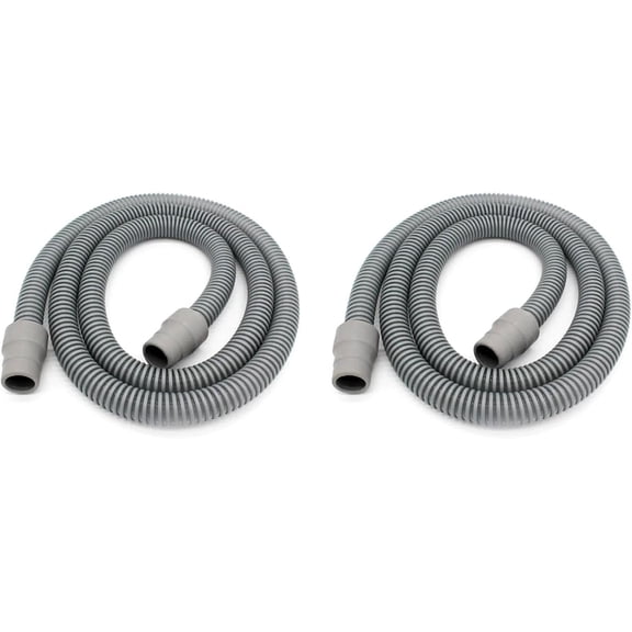 6ft CPAP Tubing Hose, Universal 22mm Connector, Flexible & Durable Replacement Tube, Gray – Compatible with ResMed, Philips Respironics & Most CPAP/BiPAP Machines