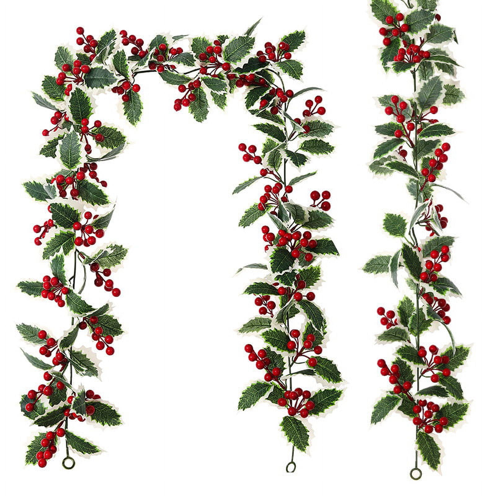6ft Christmas Garland Pine Cone Indoor Outdoor Holiday Christmas Party