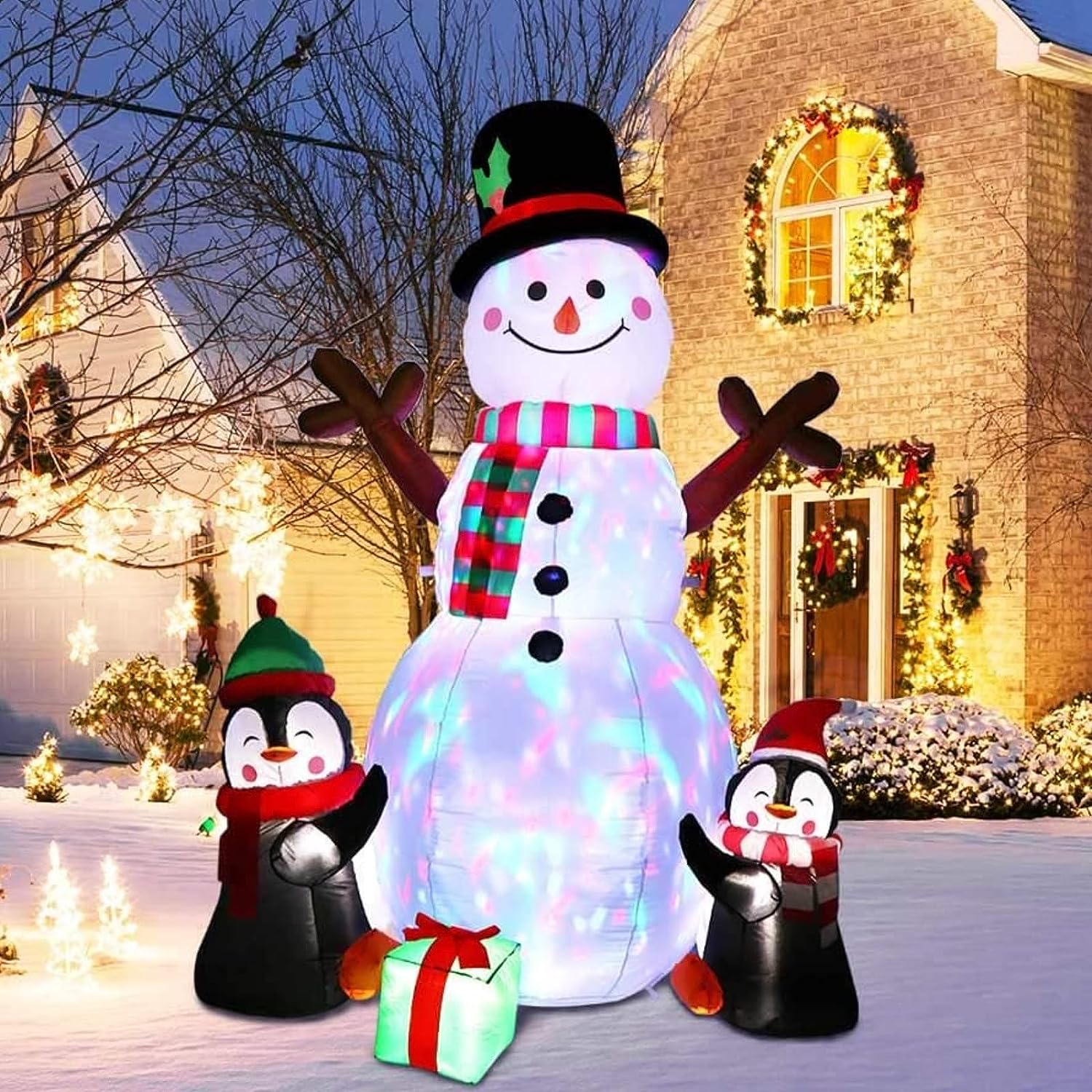 6ft Christmas Inflatables Christmas Decorations Outdoor, Inflatable