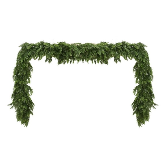 6ft Christmas Rattan Pin Needle Rattan Shaped Like A Dog Tail Christmas Party Decoration Home Decoration