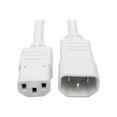 thumbnail image 1 of 6ft Computer Power Extension Cord (IEC-320-C14 to IEC-320-C13), White, 1 of 5