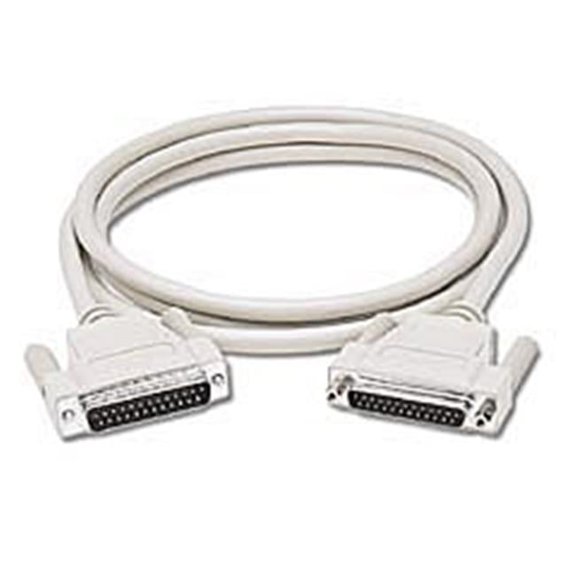 6ft DB25M to DB9F NULL MODEM CABLE