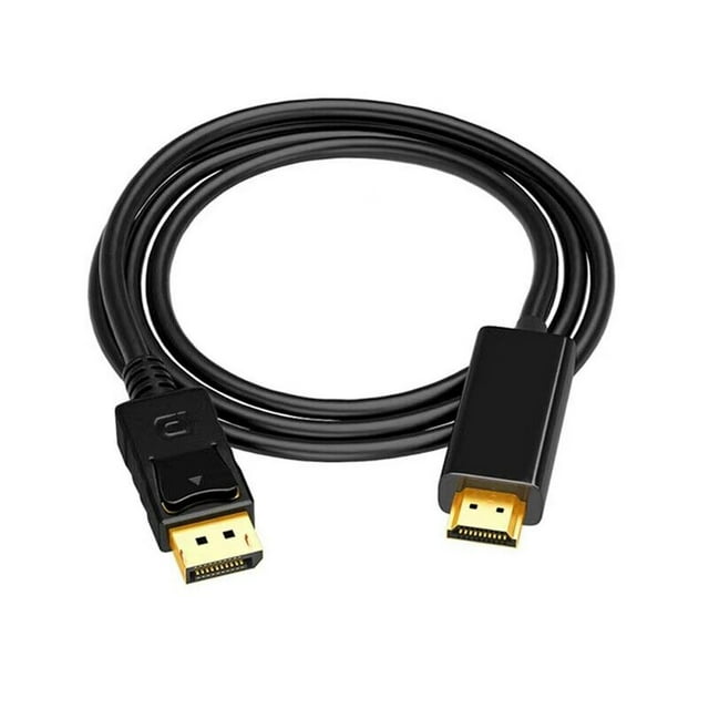 6ft Display Port to HDMI Cable, Directional 4K UHD High Speed
