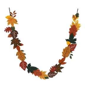 6ft. Fall Leaves Felt Garland by Ashland