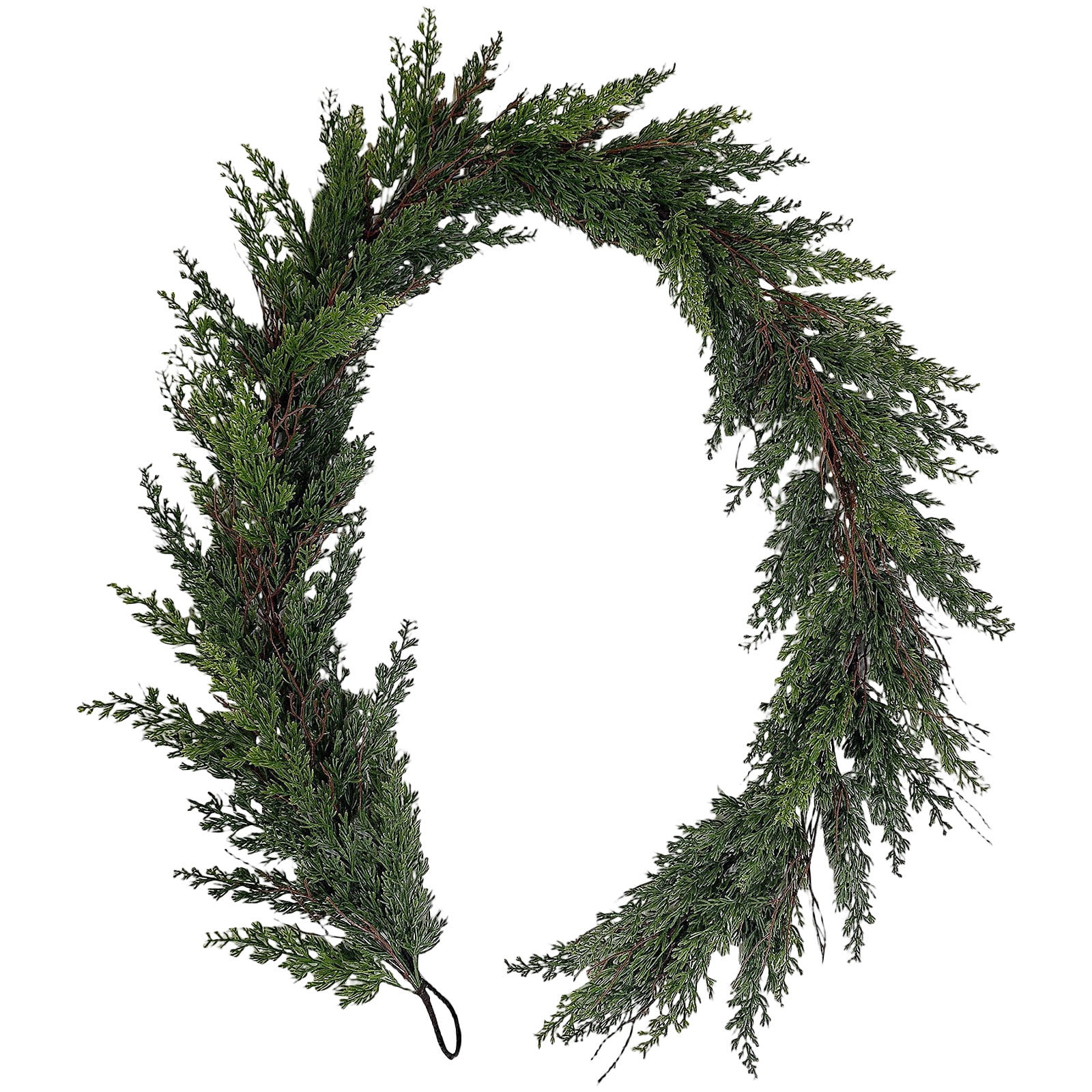 6ft Faux Cedar Pine Garland Artificial Realistic Soft and Full ...