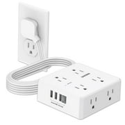 6ft Flat Plug Power Strip