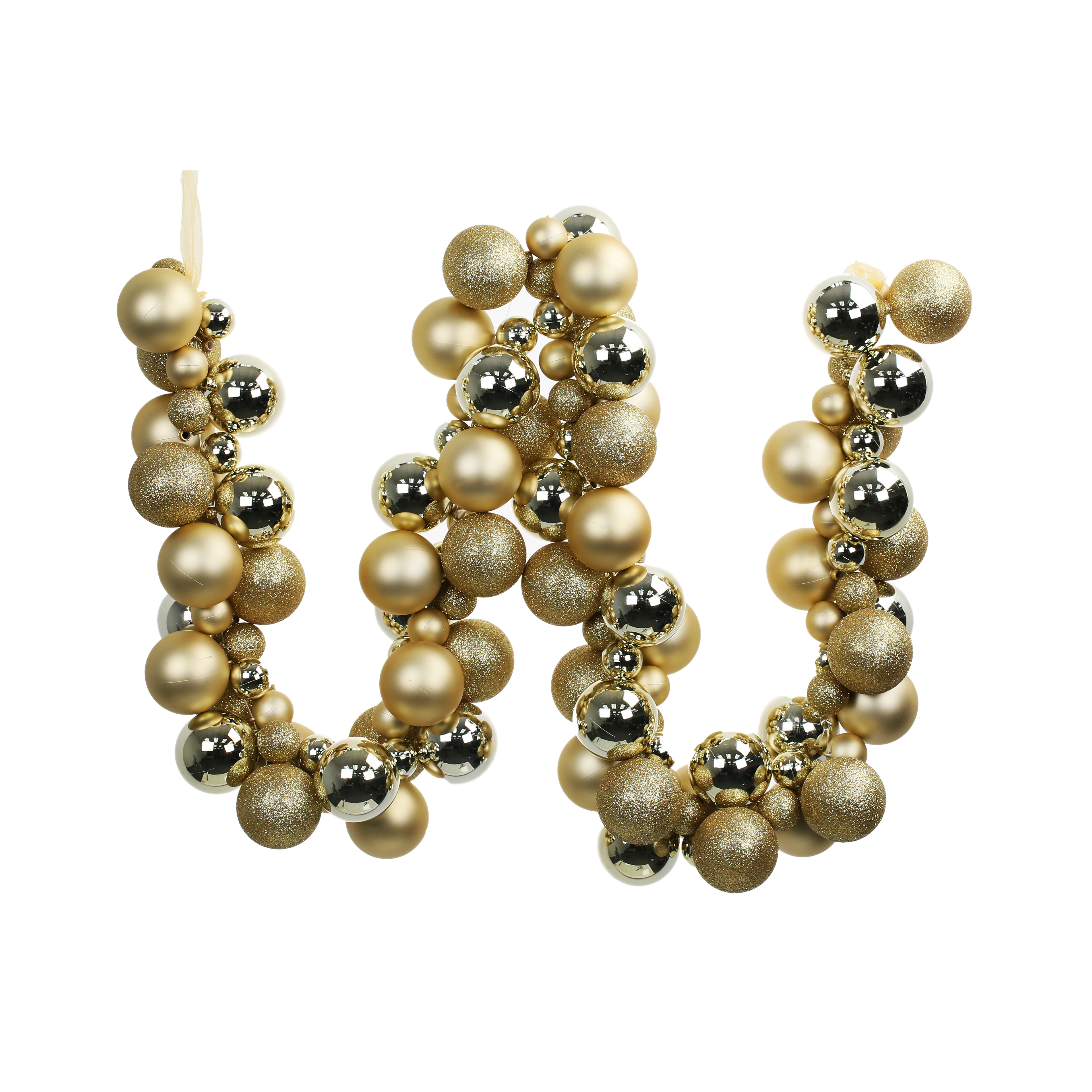 6ft. Gold Ball Garland by Ashland-Christmas and Holiday Garland