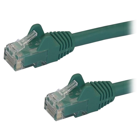 StarTech 6ft CAT6 Ethernet Cable - Green CAT 6 Gigabit Ethernet Wire -250Mhz 100W PoE RJ45 UTP Network Patch Cord Snagless with Strain Relief (N6PATCH6GN)