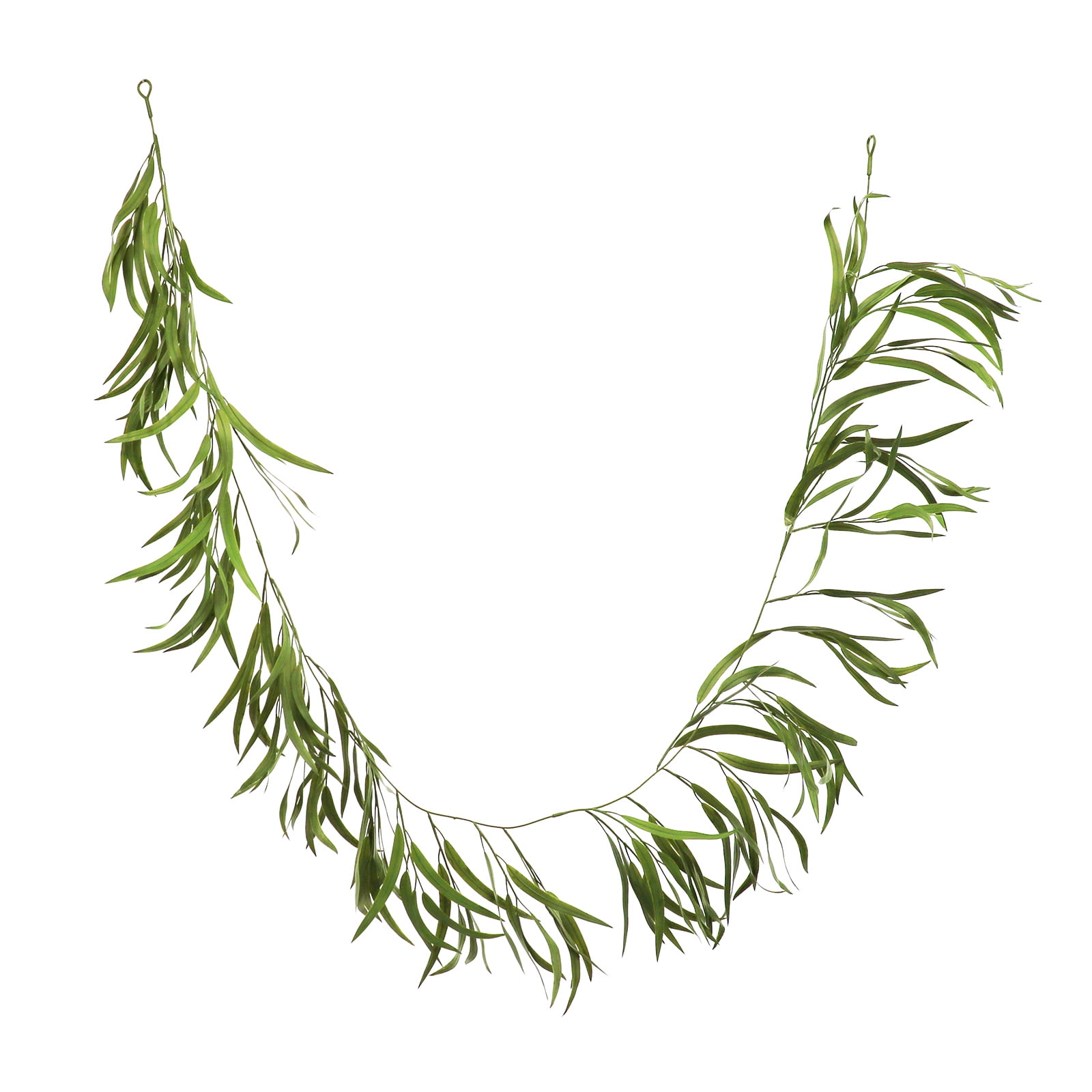 6ft Green Artificial Willow Leaf Garland for Spring Decor