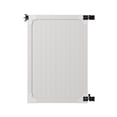 thumbnail image 1 of 6ft H x 4ft W (1 Gate) No Dig WamBam Gate Kit, White Vinyl Privacy Yard Fence Gate with Hardware Included for Yard Fence Kit, Durable Outdoor Gate for Yard or Garden, BLI19111, 1 of 9