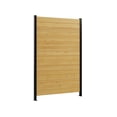 thumbnail image 1 of 6ft H x 4ft W Surface Mount Wood Privacy Screen, Outdoor Privacy Wall, Fence Panels for Outside Patio Balcony or Deck, Wood Fence Panel, Decorative Screen, Enclo EC18047, 1 of 8