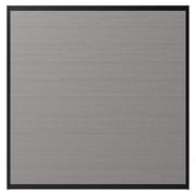 6ft H x 6ft W WamBam Privacy Fence Panel, Composite Fence Kit with Aluminum Frame, Woodgrain Boards, No-Dig Install, UV Resistant Outdoor Fence for Backyard Patio or Pool, Slate Grey BLI19113