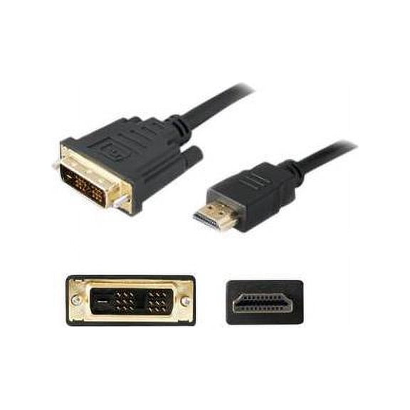 6ft HDMI 1.3 Male to DVI-D Single Link (18+1 pin) Male Black Cable For Resolution Up to 1920x1200