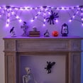 thumbnail image 1 of 6ft Halloween String Lights Outdoor, Purple LED Lights Battery Operated, Spider Web Light String for Party Indoor Outdoor Garden Yard Haunted House(B), 1 of 8