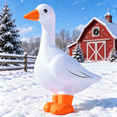 6ft Inflatable Goose for Outdoor Yard Holiday Decor with Built-in LED ...