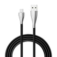 thumbnail image 1 of 6ft Long Type-C USB Cable Charger Power Sync Cord USB-C Wire [Zinc Alloy] [Black] [Fast Charge] O3K for LG G7 ThinQ G6 G5 - Motorola One, Moto Z3 Play Z2 Play Force, Z Play Droid Force Droid, 1 of 6