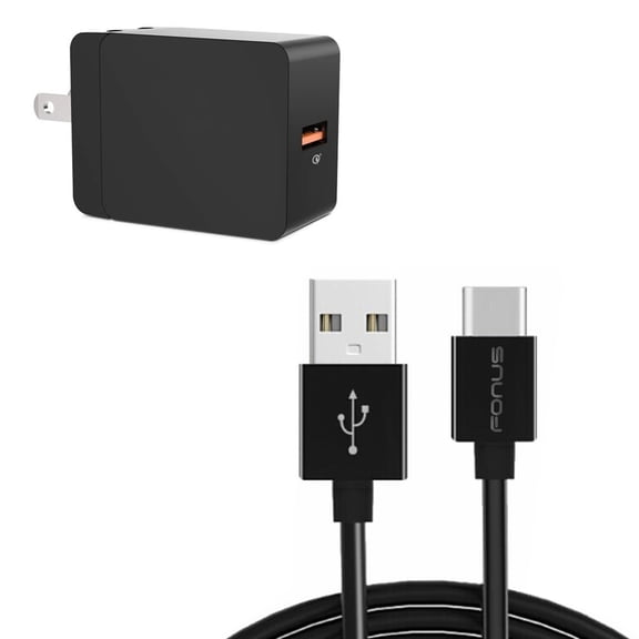 6ft Long USB-C Cable 18W Fast Home Charger for Samsung Galaxy Tab S9 Ultra 14.6"/Plus 12.4" - Power Cord Wall AC Adapter Long Wire QC3