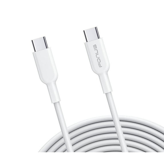 6ft Long USB-C Cable for Motorola Razr (2023), Edge (2023) - Fast Charger Cord Power Wire Type-C to Type-C Data Sync