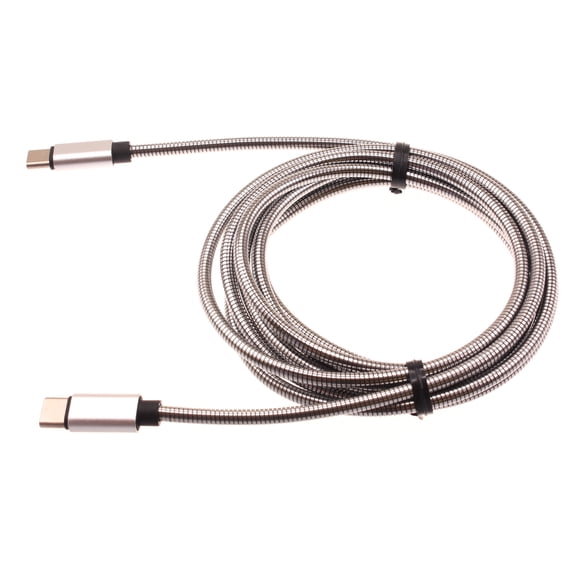 6ft Metal PD Cable for Samsung Galaxy XCover / XCover6 Pro - Type-C to USB-C Charger Cord Power Wire Sync Long Fast for Samsung Galaxy XCover / XCover6 Pro