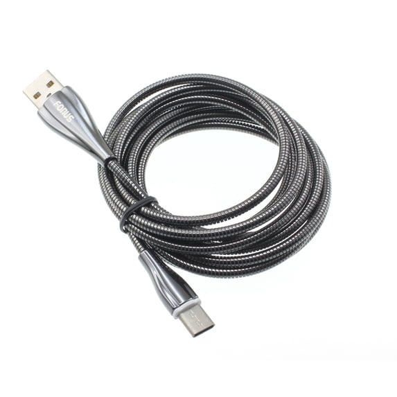 6ft Metal USB Cable for Motorola Razr Plus (2024) - Type-C Charger Cord Power Wire USB-C