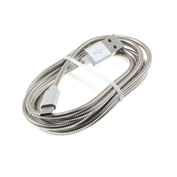 6ft Metal USB Cable for Nokia C110/C210/C100 - Type-C Charger Cord Power Wire USB-C