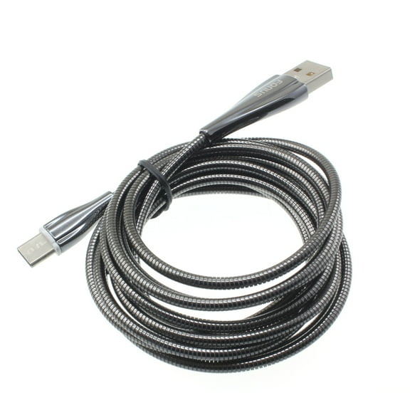 6ft Metal USB Cable for OnePlus 10 Pro Phone - Type-C Charger Cord Power Wire Compatible With OnePlus 10 Pro