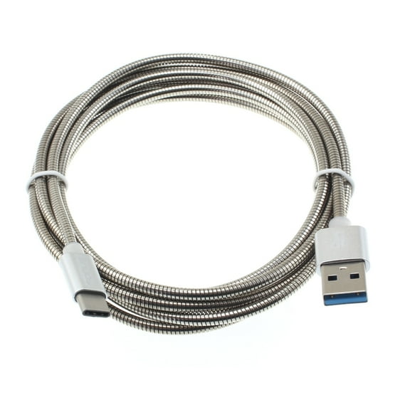 6ft Metal USB Cable for Samsung Galaxy A55/A35/A25 5G - Type-C Charger Cord Power Wire USB-C