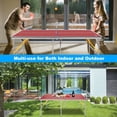 thumbnail image 1 of 6ft Mid-Size Foldable Portable Ping Pong Table Christmas Gift – Indoor Outdoor Game Set with Net 2 Paddles & 3 Balls, 1 of 10
