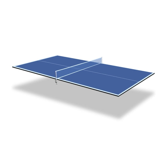 6ft Mid-Size Ping Pong Conversion Top, Foldable & Portable Table Tennis Table Top for for Indoor/Outdoor,Blue