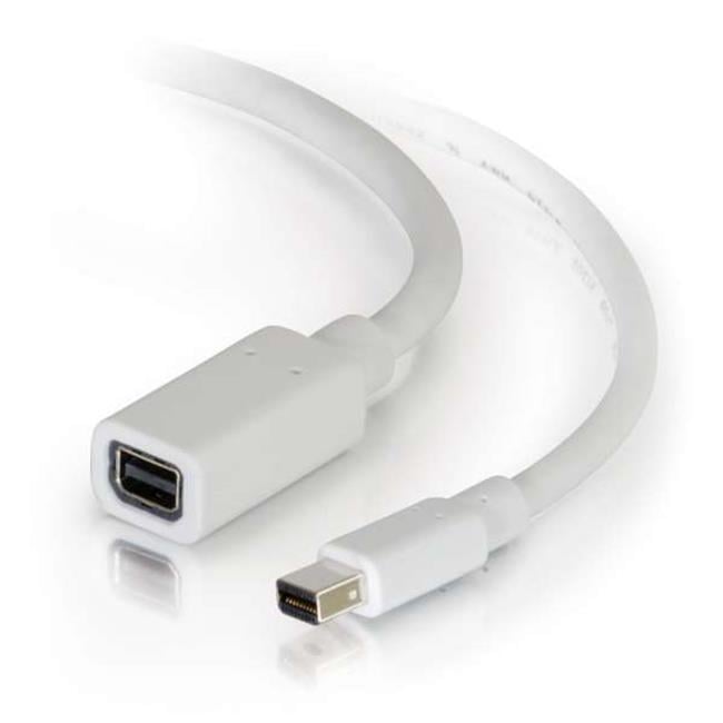 6ft  Mini Displayport Cable M-f Wh