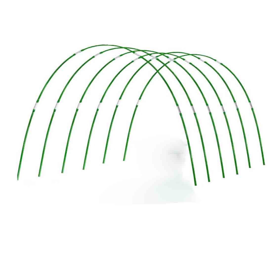 6ft Mini Greenhouse Hoops For DIY Wider Tunnel Plant Support Garden
